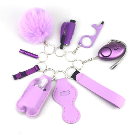 Set van 10 Sleutelhanger Accessoires