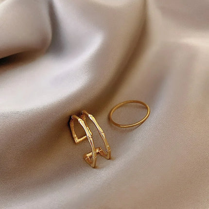 Bamboe Ring Set