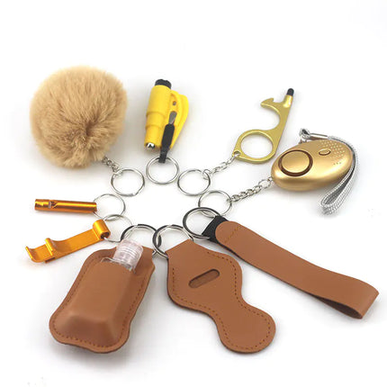 Set van 10 Sleutelhanger Accessoires