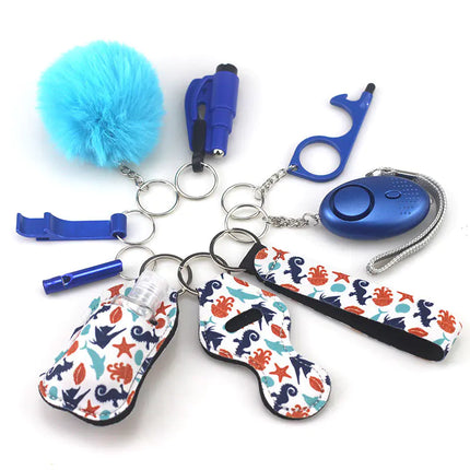 Set van 10 Sleutelhanger Accessoires