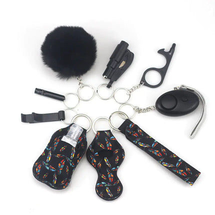 Set van 10 Sleutelhanger Accessoires
