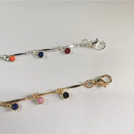 Kleurrijke Stenen Ketting