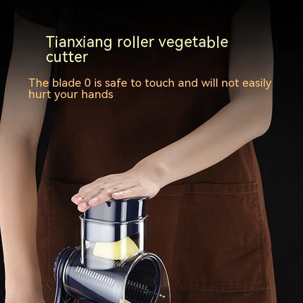 Multifunctionele handroller groentehakker