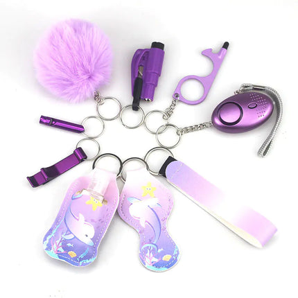 Set van 10 Sleutelhanger Accessoires
