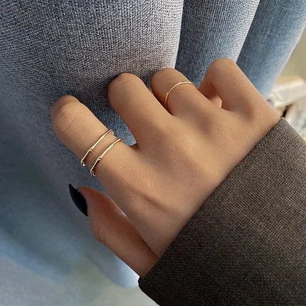 Bamboe Ring Set