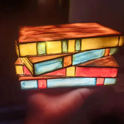 Stacked Books Decorative Desk Lamp