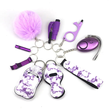 Set van 10 Sleutelhanger Accessoires