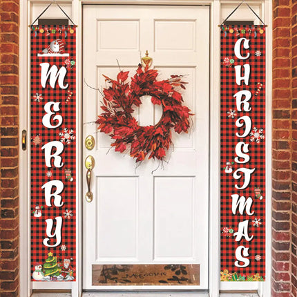 Halloween and Christmas Decorative Door Curtains