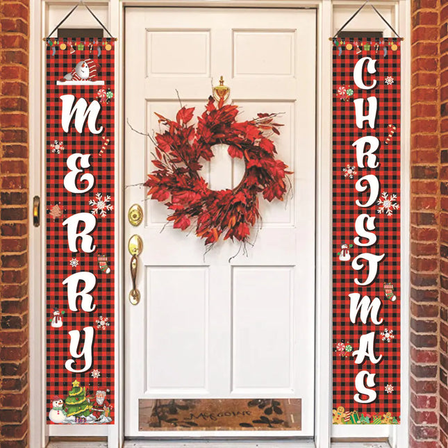 Halloween and Christmas Decorative Door Curtains