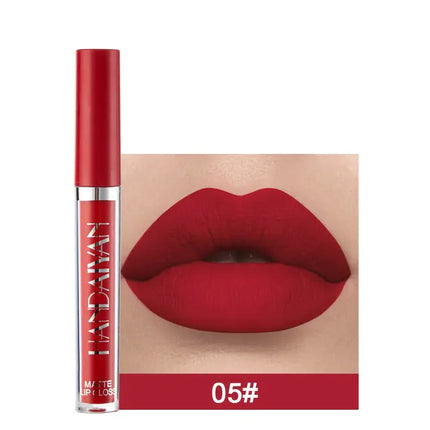6-delige matte fluwelen lipglossset