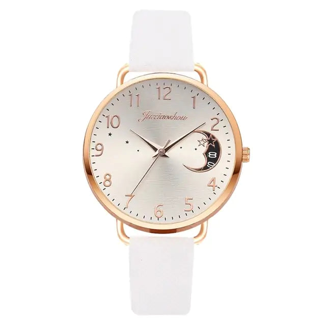 Maanset armband horloge