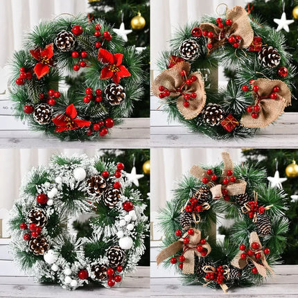 Kerstkrans Deur Garland Ornamenten