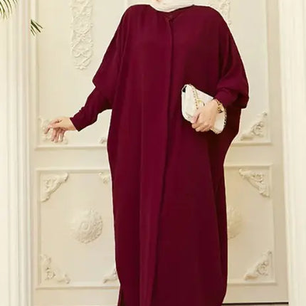 Abaya-jurk met lange mouwen voor moslims