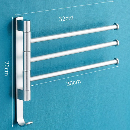 Draaibare Handdoekhouder van Aluminium
