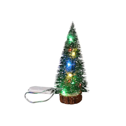 Verlichte kerstboom display