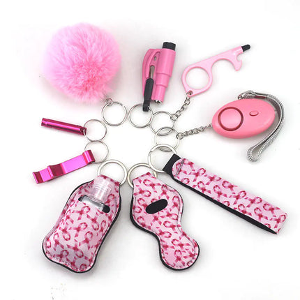 Set van 10 Sleutelhanger Accessoires