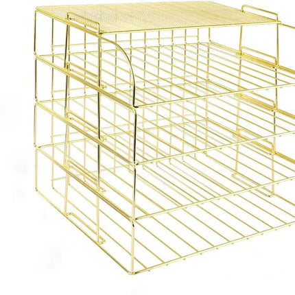 Office Desktop File Organizer and Storage Basket