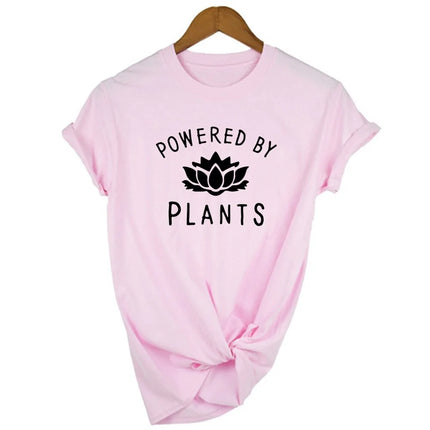 Veganistisch T-shirt met ronde hals voor dames