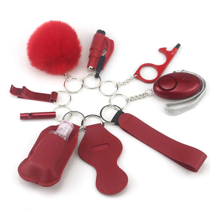 Set van 10 Sleutelhanger Accessoires