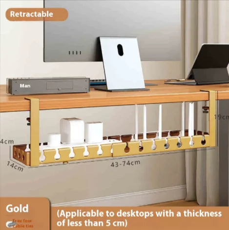 Under-Desk Cord Organizer Box