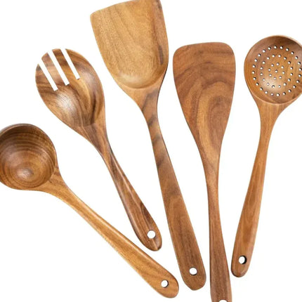 7-delige houten keukenset