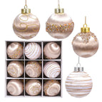 Champagne Gold / 8cm 9pcs