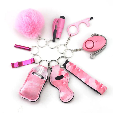 Set van 10 Sleutelhanger Accessoires