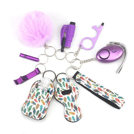 Set van 10 Sleutelhanger Accessoires