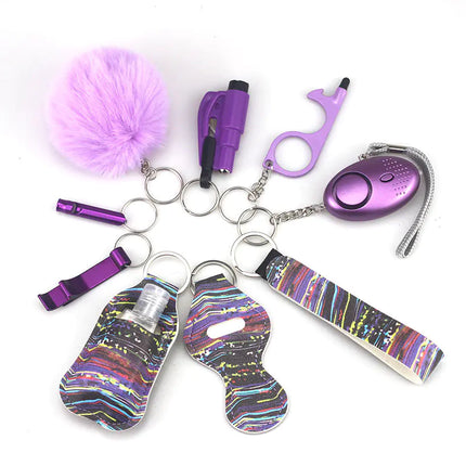 Set van 10 Sleutelhanger Accessoires