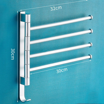 Draaibare Handdoekhouder van Aluminium