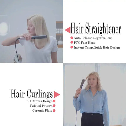 Haarstijltang en krultang