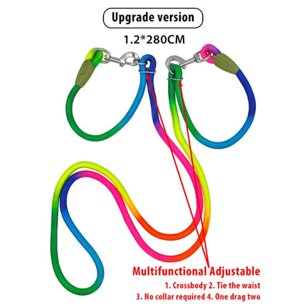 "Reflecterende Nylon Hondenriem met Halsband voor Huisdieren"