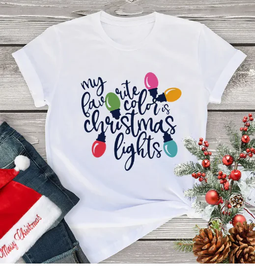 Casual kerst T-shirt