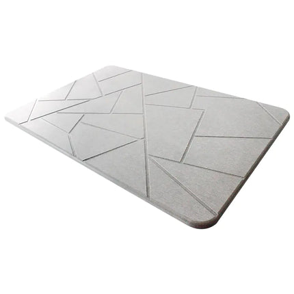 Natuurlijke Diatomeeënbadmat – Sneldrogend & Antislip (60x39 cm)