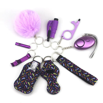 Set van 10 Sleutelhanger Accessoires