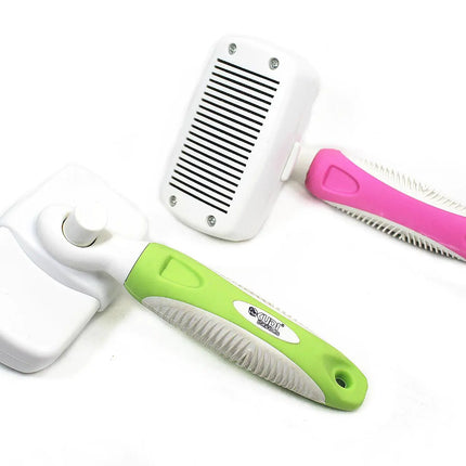 Automatic De-shedding Brush for Dogs and Cats