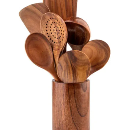 7-delige houten keukenset