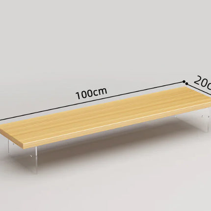 Acrylic & Wood Desktop Organizer Stand