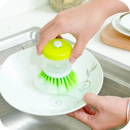 Automatische vloeistofvulborstel voor het wassen van keukenpotten