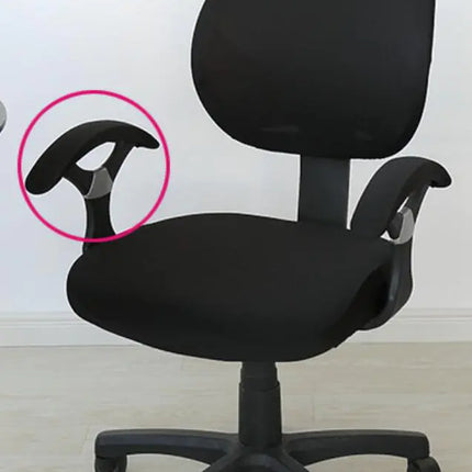 Computer Chair Cover with Floral Design for Office