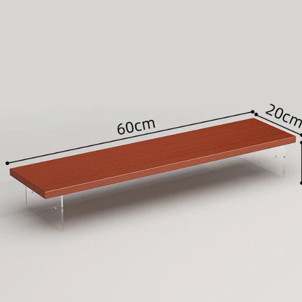 Acrylic & Wood Desktop Organizer Stand