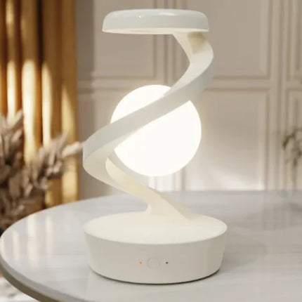 Rotating Moon Desk Lamp with Wireless Charging