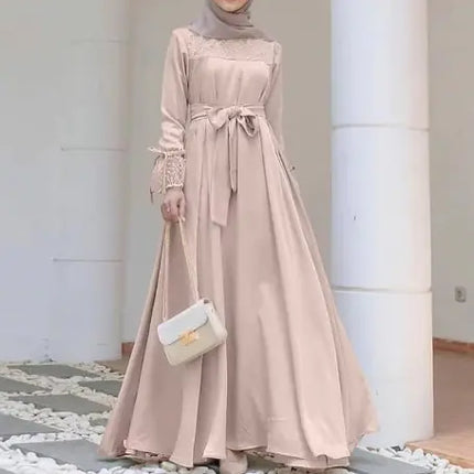 Abaya Hijab Jurk met Mouwen