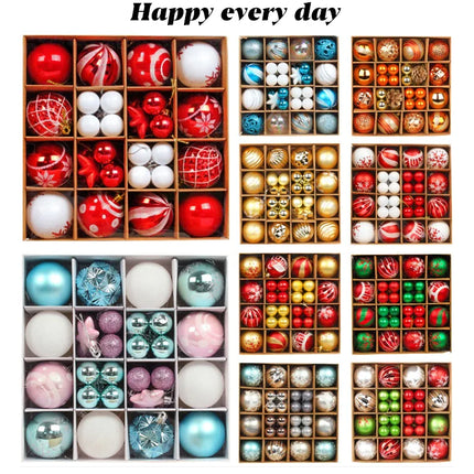 Colorful Christmas Ornament Ball Set