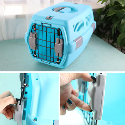Portable Pet Airline Carrier for Dogs and Cats