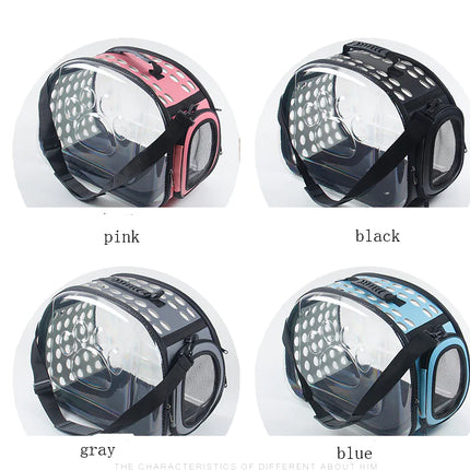 Transparent Pet Backpack for Cats and Dogs