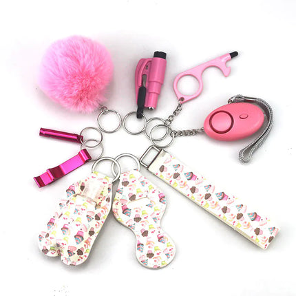 Set van 10 Sleutelhanger Accessoires