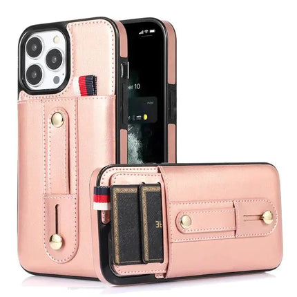 Luxe leer hoesje voor iphone 11-14 Modellen