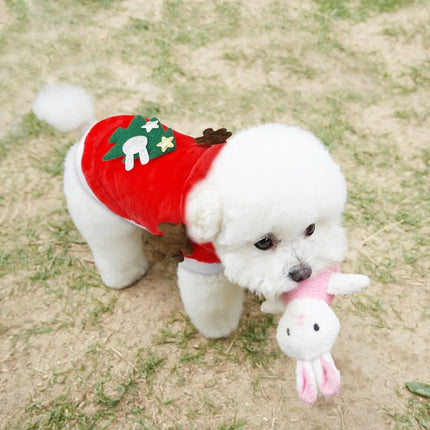 Kerstkattenkleding Kleine honden Katten Kerstmankostuum