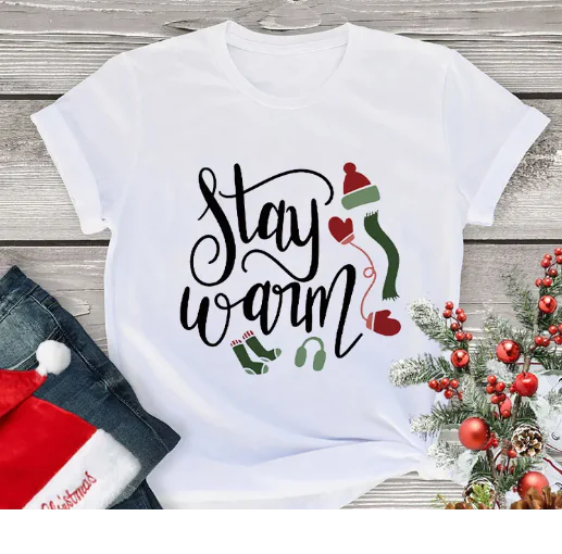 Casual kerst T-shirt